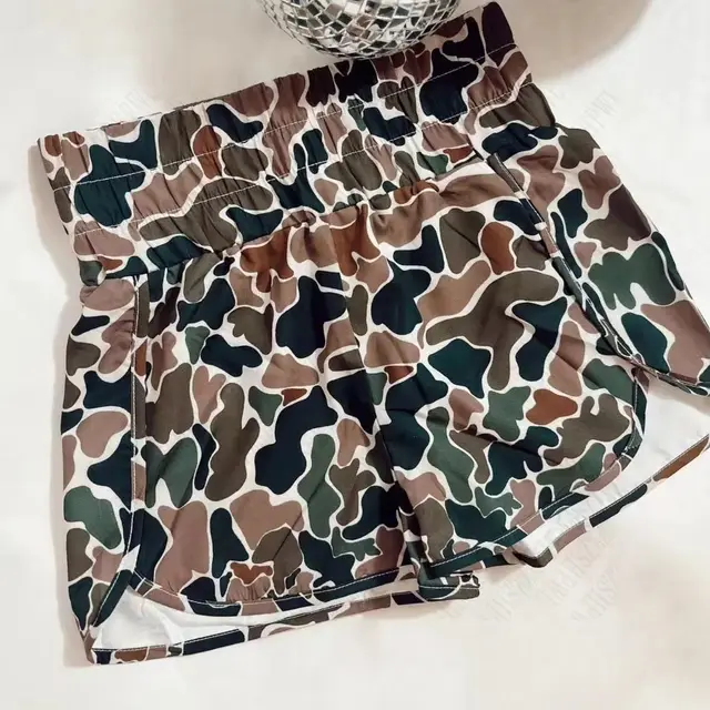 Fashion Women's Elastic Digital Printed Shorts Printed 3 Thick Waist - Shop at LoveMi