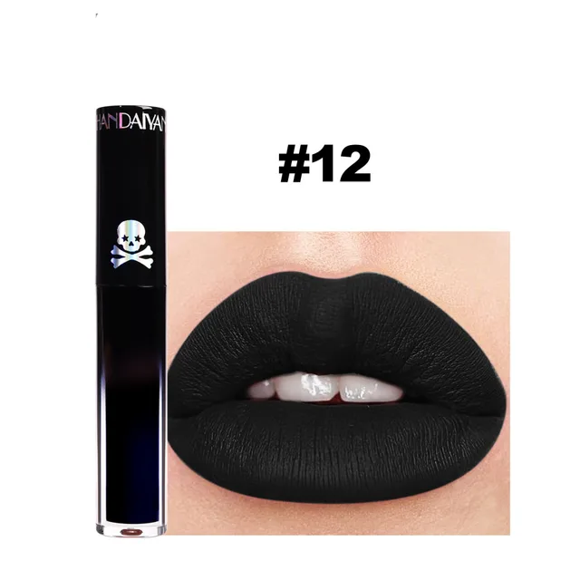 Gothic Style Matte Lip Gloss Europe And America 12Style - Shop at LoveMi