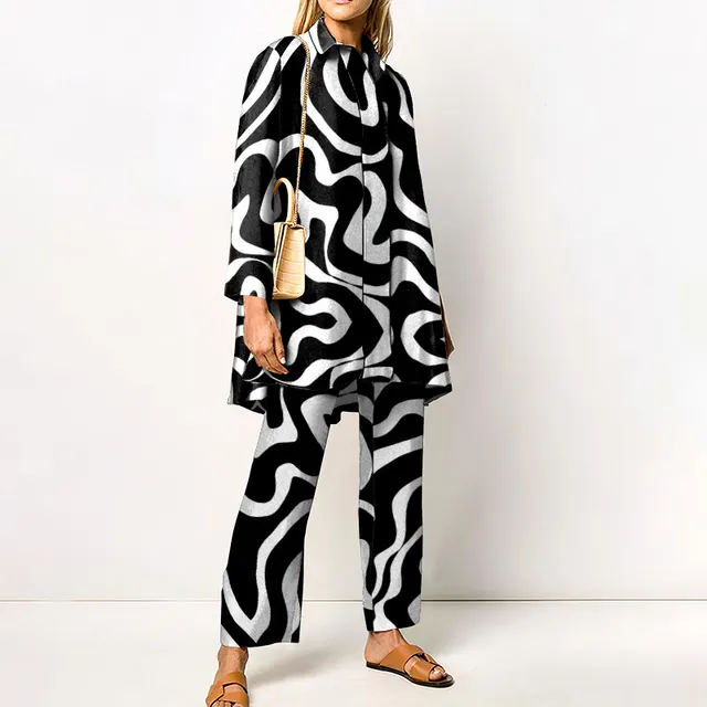 Spring And Autumn Long Sleeve Women's Shirt Outfit Element 4 - Shop at LoveMi