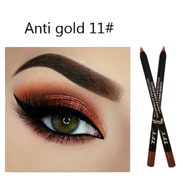 Color Eyeliner Crouching Silkworm Can Cut Eyeliner Pen Lips 11 Bronze - Shop at LoveMi