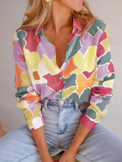 Women's Fashion Casual All match Short sleeved Shirt Wg25Rq250421Y035 L - Shop at LoveMi