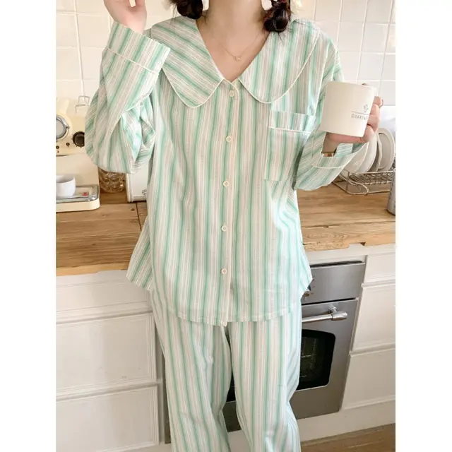 Autumn Striped Long Sleeve Can Be Worn Outside Striped Suit Women'S - Shop at LoveMi