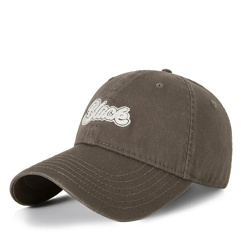 Retro American Casual Soft Top Baseball Cap Brown - Shop at LoveMi