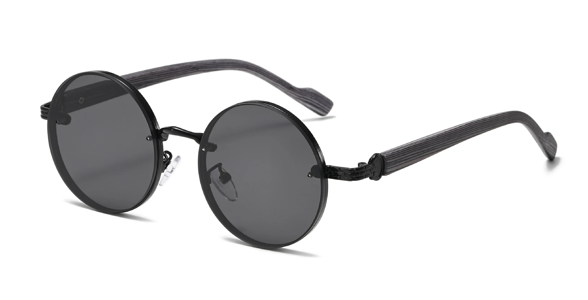 American Classic Metal Round Frame Sunglasses Personality Trend High Sense - Type A