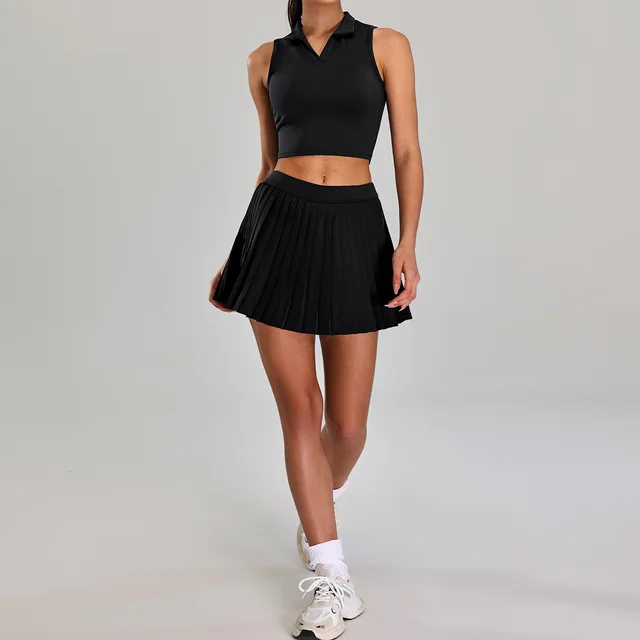 Outdoor Sports And Fitness Running Breathable T shirt Leisure Sports Suit Women Black - Shop at LoveMi