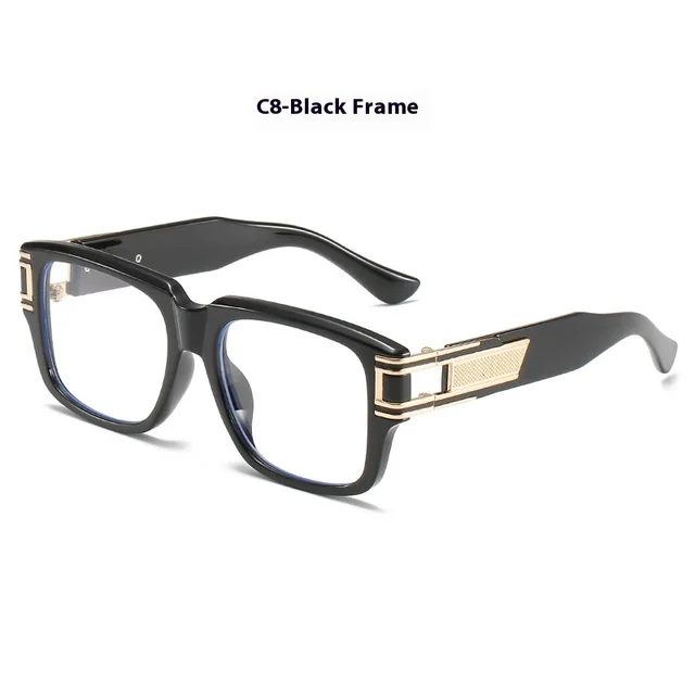 Box Sunglasses UV Protection Gold Anti Blue Light - Shop at LoveMi