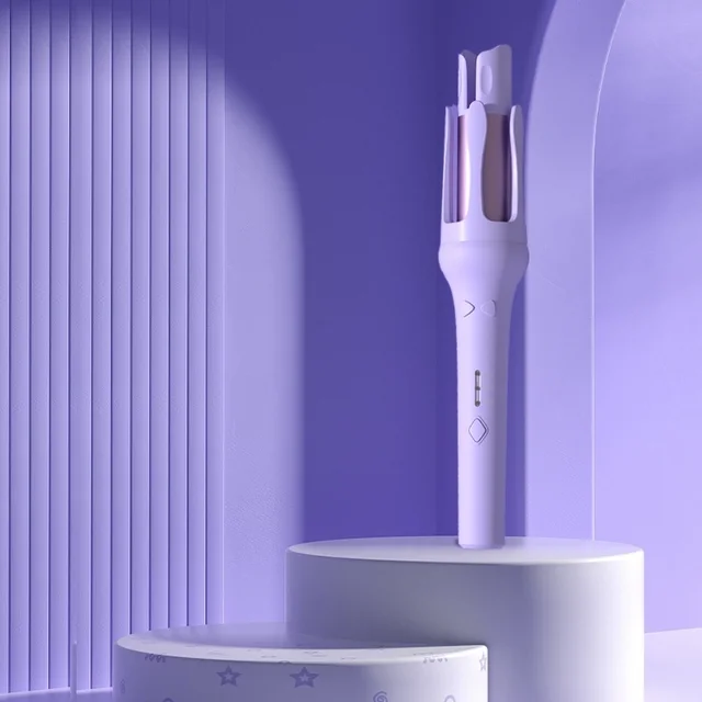 Automatic Hair Curler 32mm Artifact For A Lazy White Brand Purple - Shop at LoveMi
