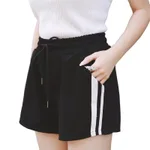 Black Leather Rope Elastic