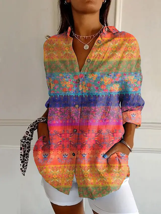 Summer European And American Half Sleeve Shirt Printed 3D Shirt Yk2173Mu - Shop at LoveMi