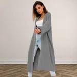Women's New Autumn And Winter European And American Leisure Knitwear Top - Gray