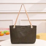 Women's Dotted Prints Shoulder Bag - Coffee