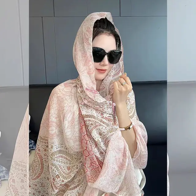Popular Ethnic Style Shawl Summer Travel Wear Retro Buckle Sun Protection Coat Apricot Paisley - Shop at LoveMi