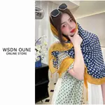 Blue And Yellow Polka Dot