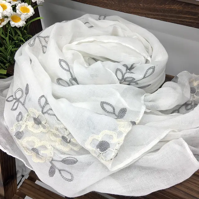 Spring And Summer Women's Artistic Ethnic Style Shawl Cotton Linen Versatile Long 8Color - Shop at LoveMi