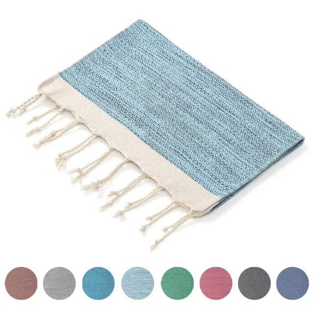 Cotton Thickened Quick drying Absorbent Soft Towel Sky Blue - Shop at LoveMi