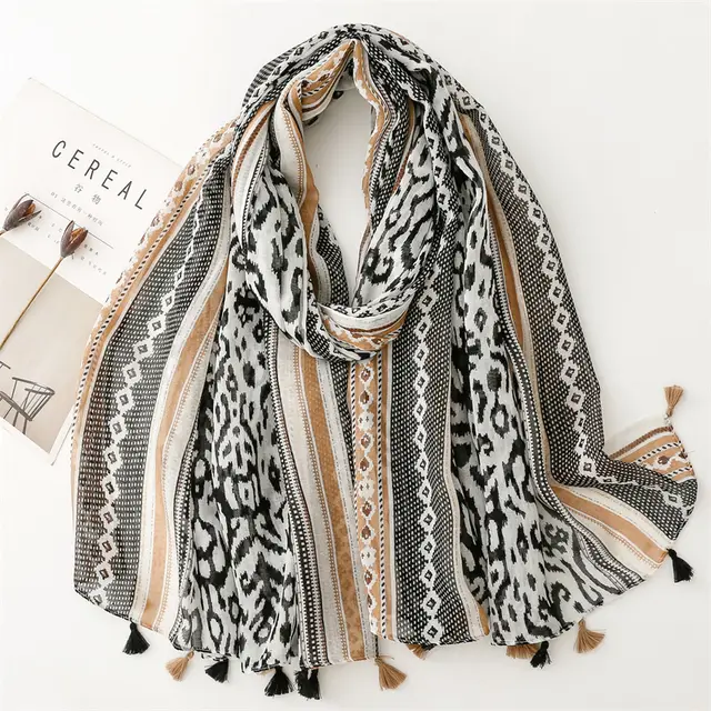 Creative Cotton And Linen Scarf Sl2408022 - Shop at LoveMi