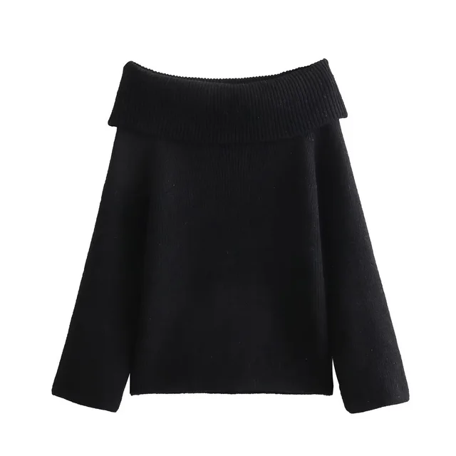 Fashionable All match Backless Knitted Lace Top Black - Shop at LoveMi