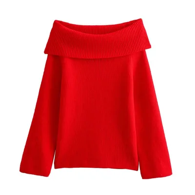 Fashionable All match Backless Knitted Lace Top Red - Shop at LoveMi