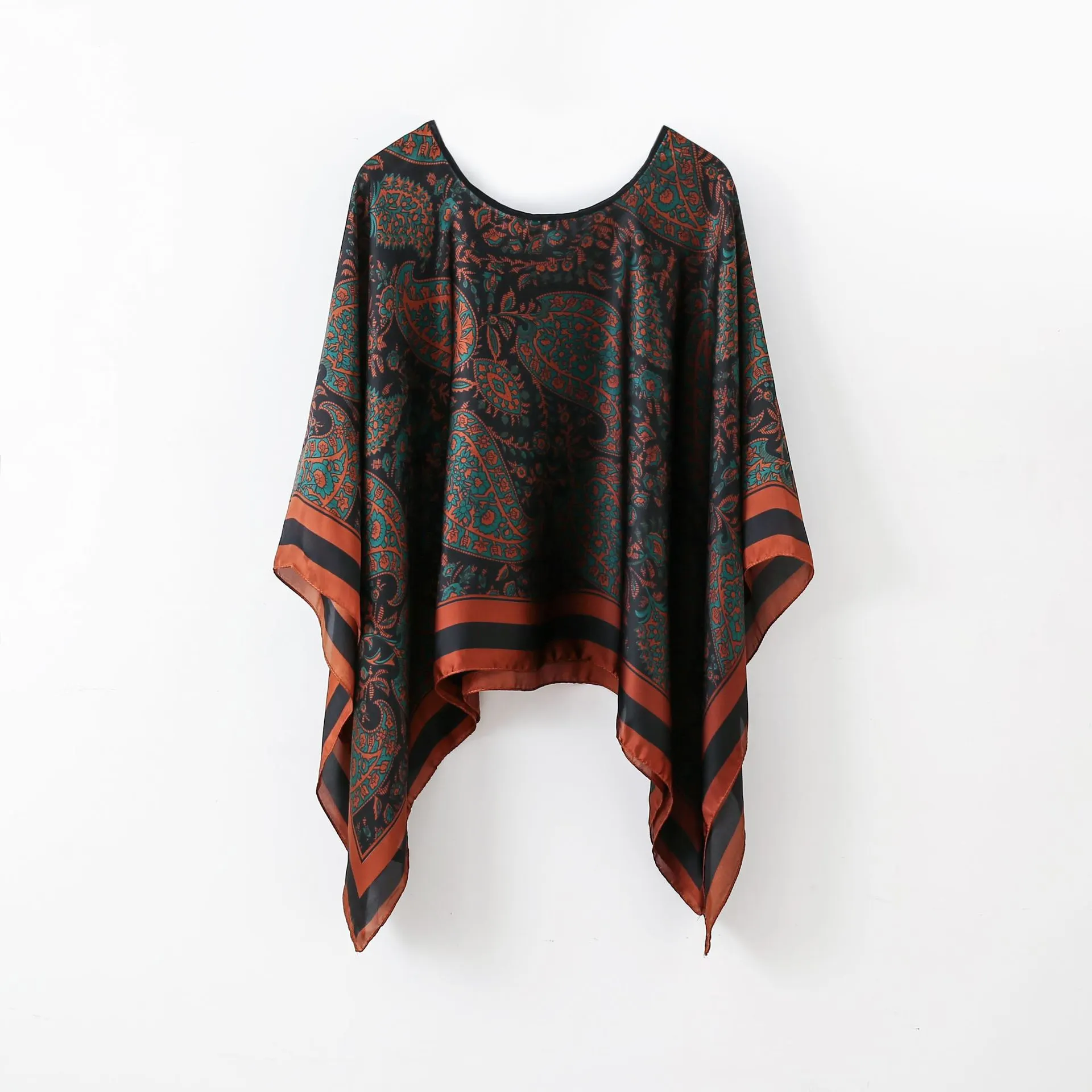 Pullover Shawl Outerwear Cover-up Multifunctional Scarf - Style 24