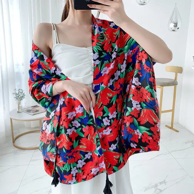 Ethnic Style Scarf Summer And Autumn Long Korean Style Scarf L265 - Shop at LoveMi