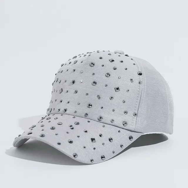 New Korean Style Summer Women's Diamond Cap Casual Gray - Shop at LoveMi