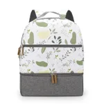 Mother And Child Travel Mummy Bag Outdoor Dining Baby Insulated Backpack - Green