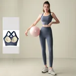 Blue Gray Pants Set