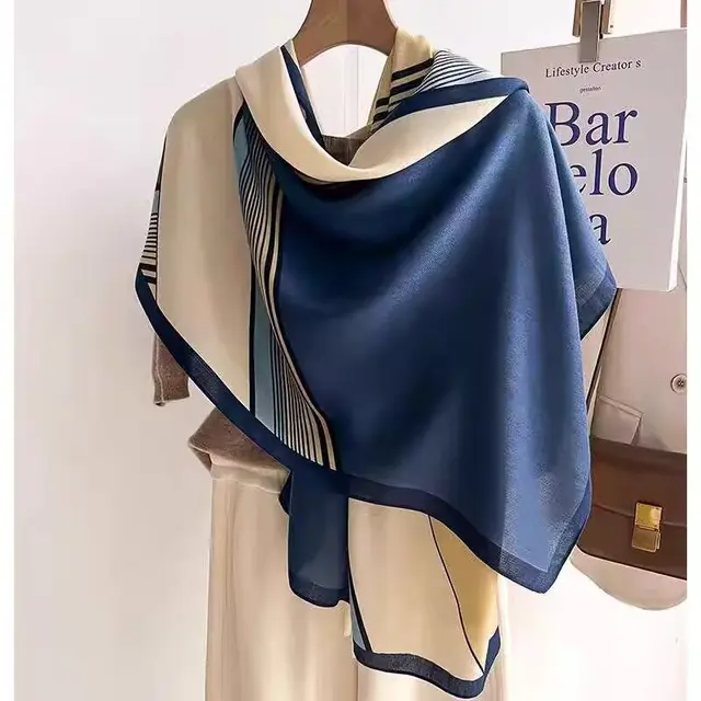 Cotton And Linen Scarf Thin And Silky Shawl Travel Sun proof Beach Towel For Women New 48 - Shop at LoveMi