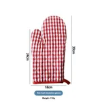 Red Plaid Gloves