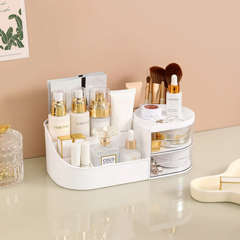 Household Minimalist Drawer Style Cosmetic Storage Box - Style 5 - View 1