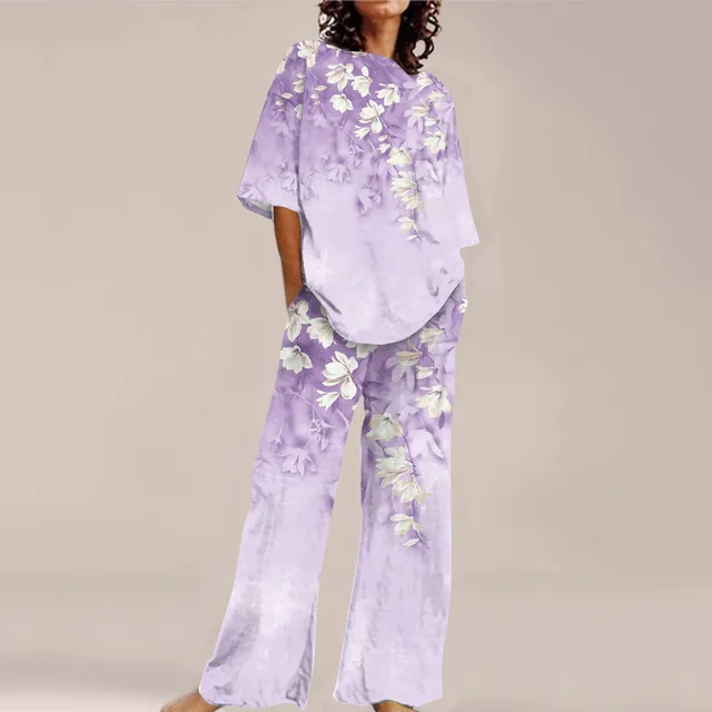 Fashion Personalized Women's 3D Printed Short Sleeve Suit Hdn62 - Shop at LoveMi