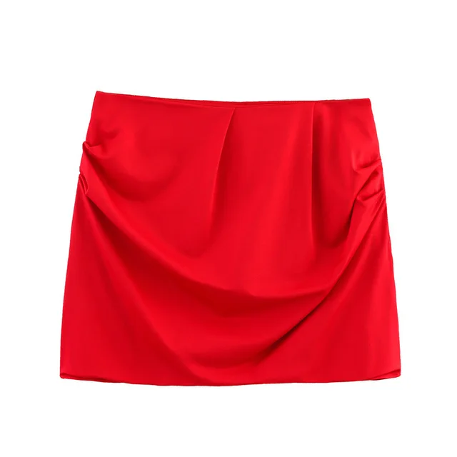 Solid Color Sleeveless Cold shoulder Sexy Jumpsuit Base Clothing Slim Fit Slimming Ruffle Hip One step Skirt Skirt - Shop at LoveMi