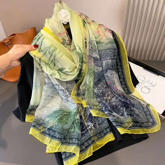 Travel Vacation Sun Protection Scarf Bamboo Pole Yard - Shop at LoveMi