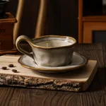 White Kiln Baked Coffee Set