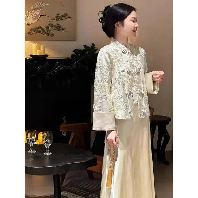 Women's Light Luxury Satin Suit Suspender Dress - Shop at LoveMi