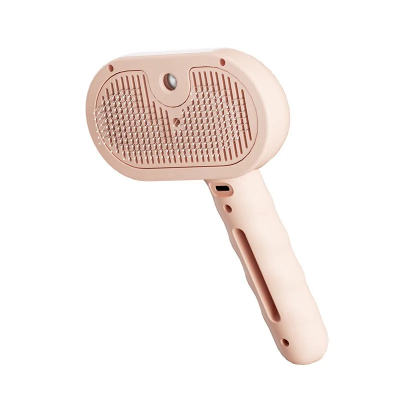 Pets Spray Hair Comb Pet Hair Remover Cleaning Brush Cats Grooming Dog Accessories Tools Dematting Water Mist Humidifier Comb Pet Supplies Pink - Shop at LoveMi