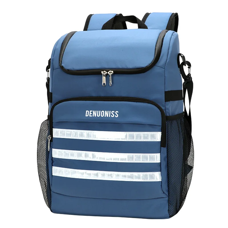 Breathable Beer Bottle Opener Shoulder Bag Mounted Waterproof Heat And Cold Insulation Backpack Blue - Shop at LoveMi