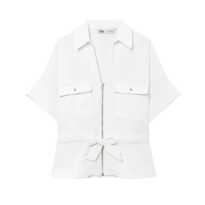 Spring And Summer Travel Hunting Shirt Crepe Wide Leg Pants Top L - Shop at LoveMi