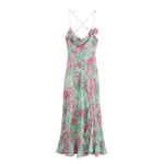 European And American Style Flower Print Underwear Style Dress - View 1
