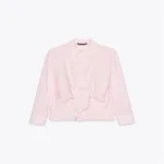 European And American Style Solid Color Bow Tie Vertical Shirt - Picture Color-M - View 1