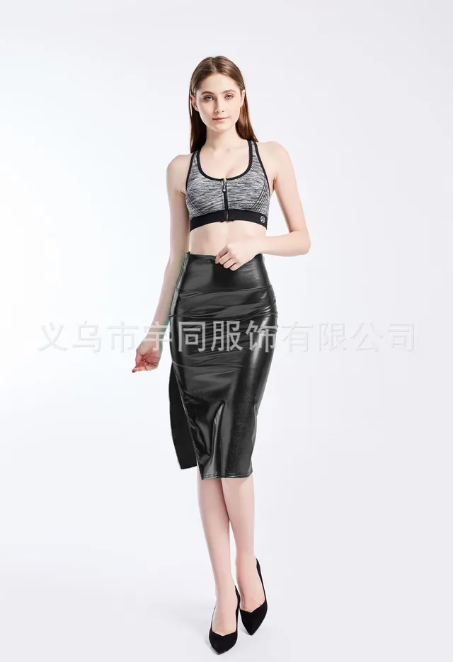 Hip Skirt All match Tutu Split Middle Women Black - Shop at LoveMi