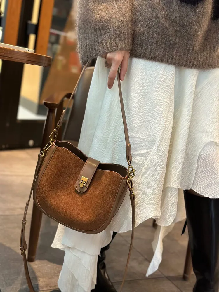 Women's Fashion Unique One shoulder Crossbody Bag Caramel - Shop at LoveMi