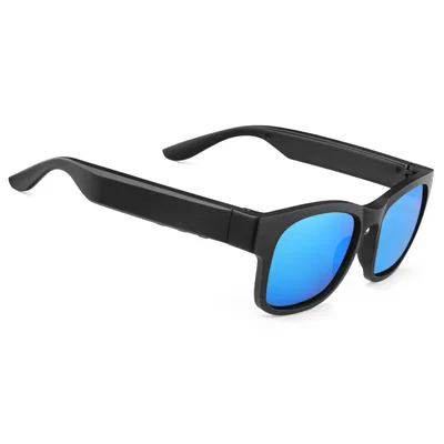 Polarized Music Sun Glasses Earphone Blue Lens - Shop at LoveMi
