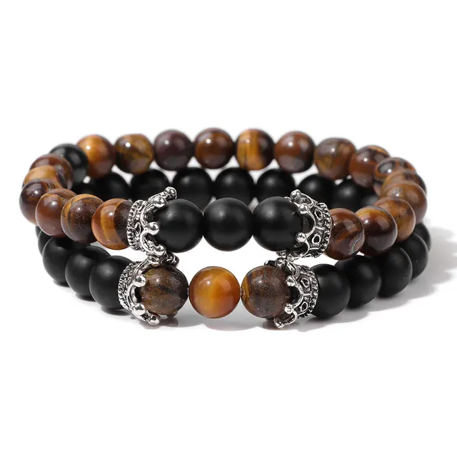 Natural Stone Bead Set Combination Bracelet Fk1633 - Shop at LoveMi