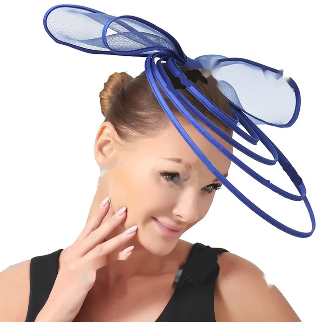 Racing Festival Fashion High end Top Hat Hair Accessories Blue - Shop at LoveMi