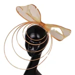 Racing Festival Fashion High-end Top Hat Hair Accessories - Orange