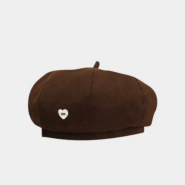 Beret Women's Autumn And Winter Style Women Maillard Caramel - Shop at LoveMi