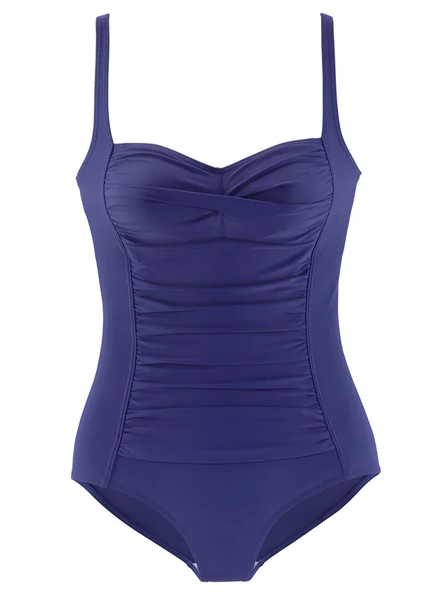 European And American Ladies Spaghetti Straps One piece Swimsuit Pack Blue - Shop at LoveMi