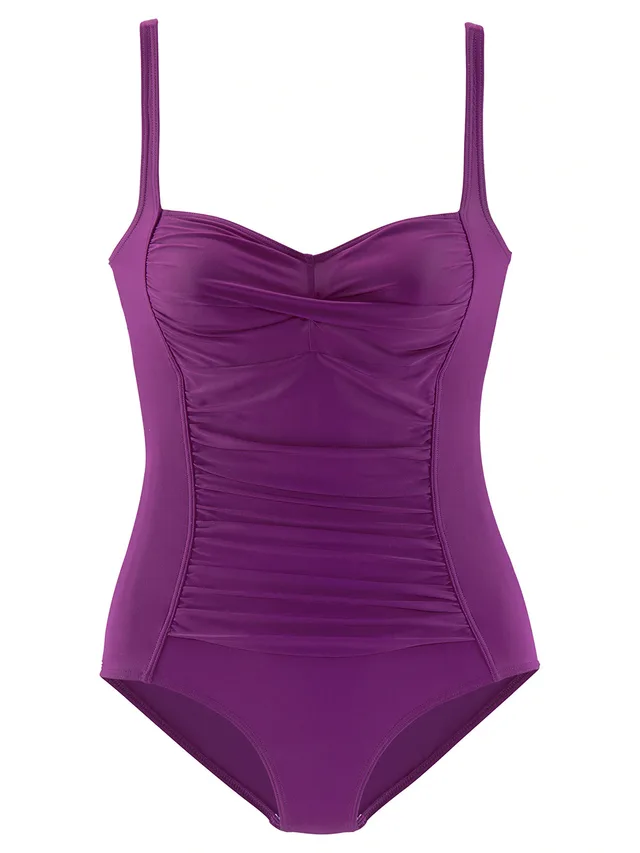 European And American Ladies Spaghetti Straps One piece Swimsuit Pack Purple - Shop at LoveMi