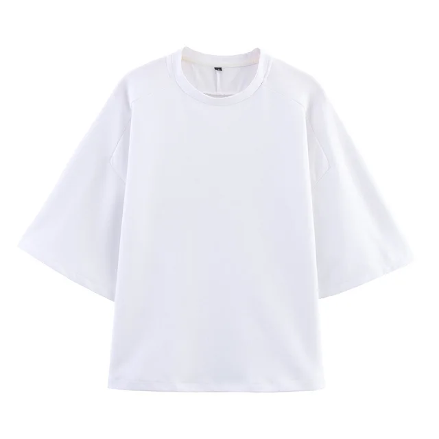 Short Sleeve Double sided Cloth Sweater Pants White Top - Shop at LoveMi